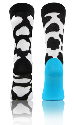 Długie Skarpetki Kolorowe Bawełniane Unisex 90% Bawełna z Zabawnym Wzorem Sesto Senso