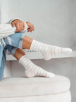 Skarpetki bezuciskowe w Paski 200