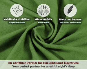 Zielone elastyczne prześcieradło z gumką frotte 100% bawełna Sesto Senso – komfortowy sen