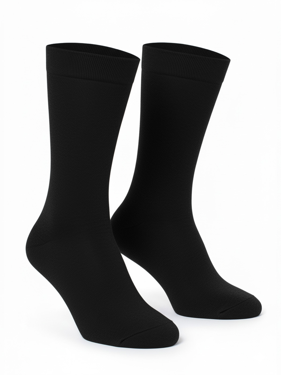 Skarpetki Męskie Garniturowe Gładkie