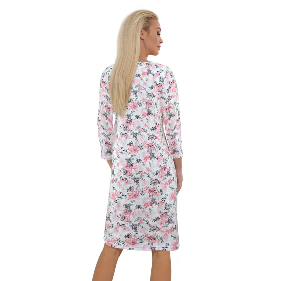 Bawełniana Koszula nocna damska 2164/09 rękaw 3/4