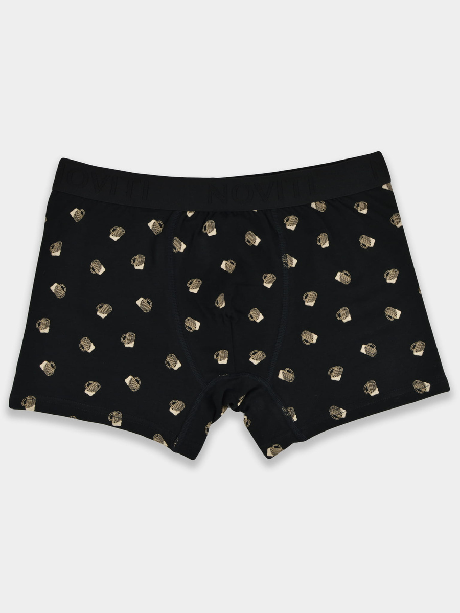 Bokserki męskie piwa czarne