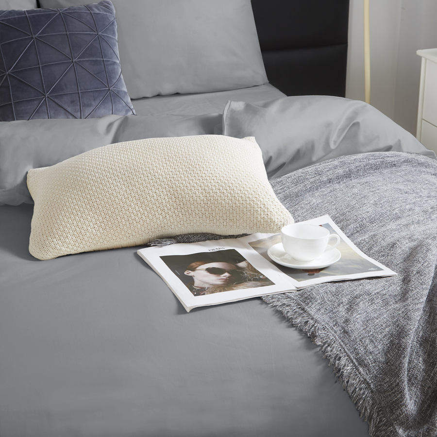 POŚCIEL SATYNA GRAFIT