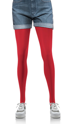 2x Kolorowe rajstopy kryjące z microfibry Hiver 40DEN