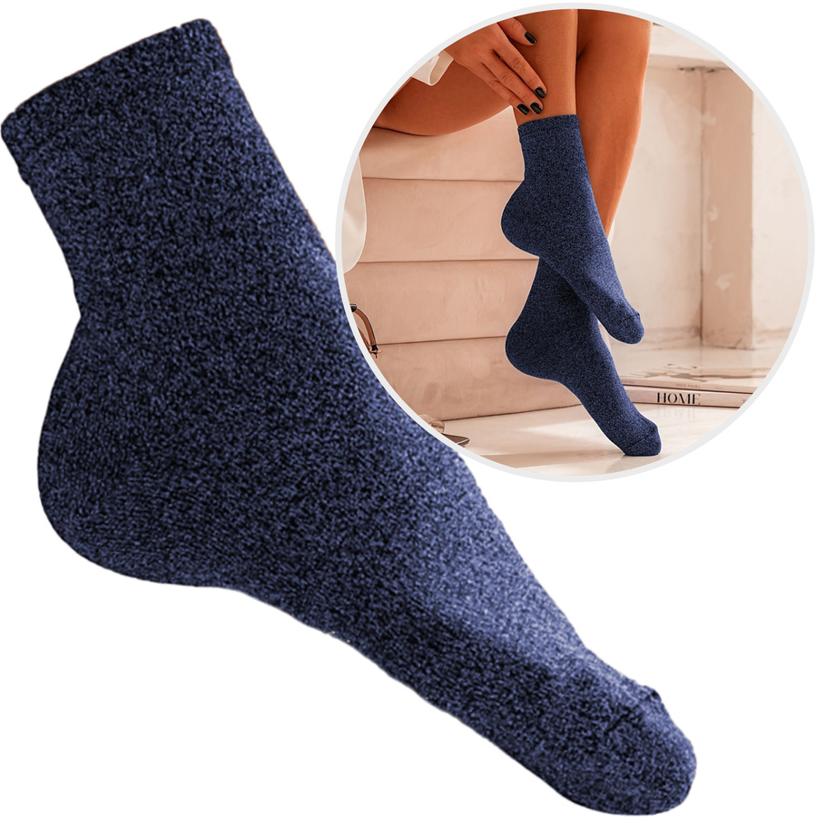 Skarpetki klasyczne z lurexem