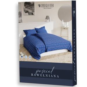 POŚCIEL BAWEŁNA KŁOS GRANAT