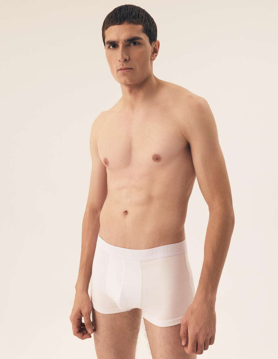 Męskie bokserki 42963 white