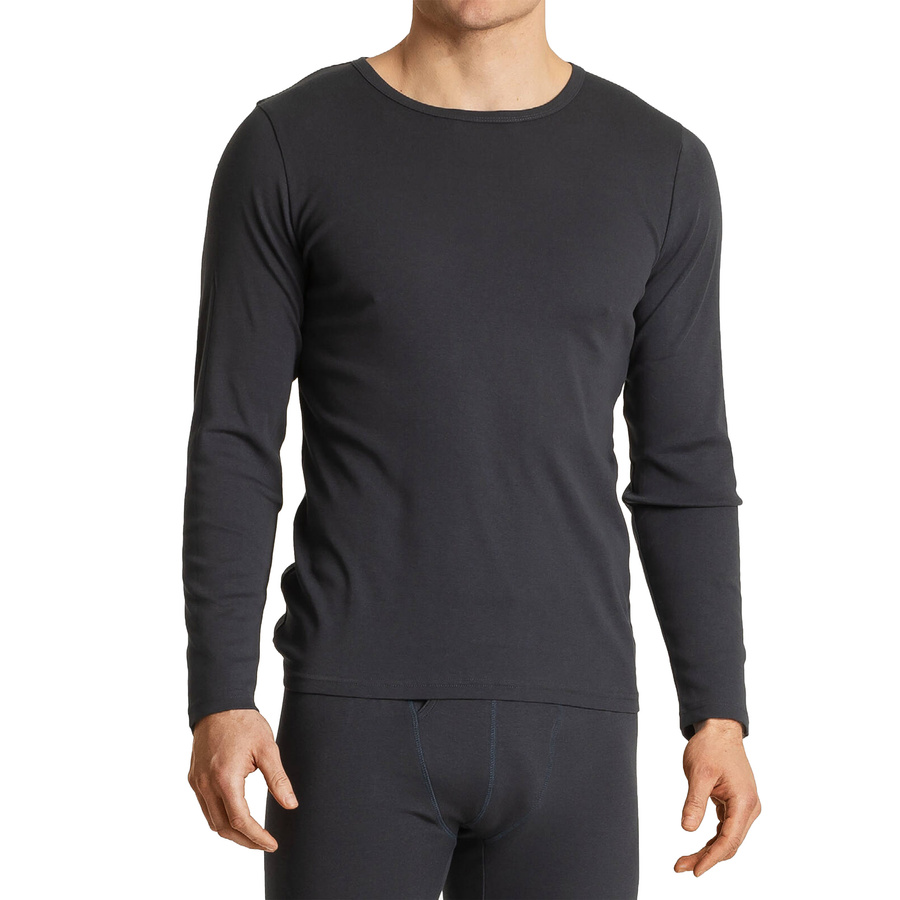 Koszulka męska podkoszulka z długim rękawem czarna
