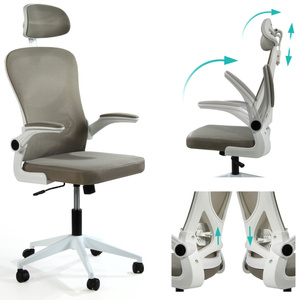 Fotel biurowy V1 jasny szary