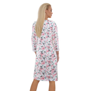 Bawełniana Koszula nocna damska 2164/09 rękaw 3/4