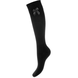 Podkolanówki Damskie Bawełniane z Kokardką 767