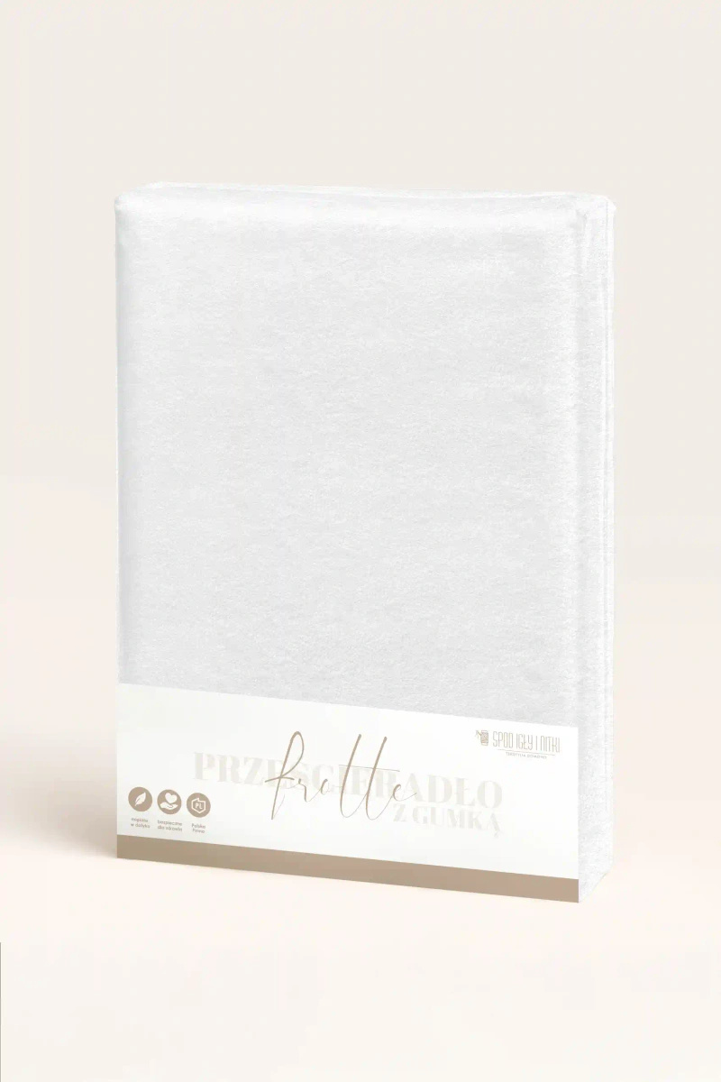 Prześcieradło Frotte Białe