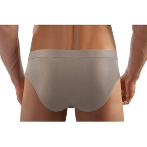 Beżowe miękkie slipy męskie 95% bawełna SM02 Sesto Senso – komfort i styl na co dzień