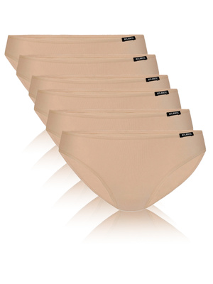 Beżowe czarne sportowe figi damskie 3-PACK 3BLP-580 Atlantic – komfort na co dzień