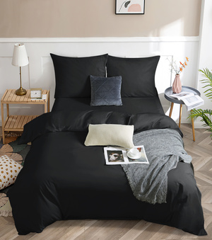 POŚCIEL SATYNA CZARNA