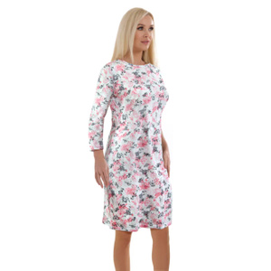 Bawełniana Koszula nocna damska 2164/09 rękaw 3/4