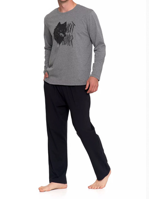 Piżama męska z długim rękawem