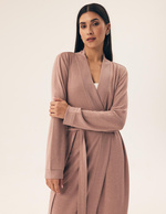 Szlafrok damski 43014 dark red