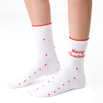 Skarpetki stopki świąteczne w renifery art. 136