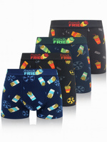 Bokserki Męskie Dopasowane 4 Pack