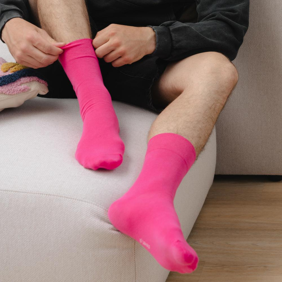 Skarpety męskie garniturowe gładkie Art. 056