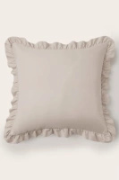 Beżowa falbanka poszewka 70x80 cm Ruffy Premium Spod Igły i Nitki – Komfort i elegancja