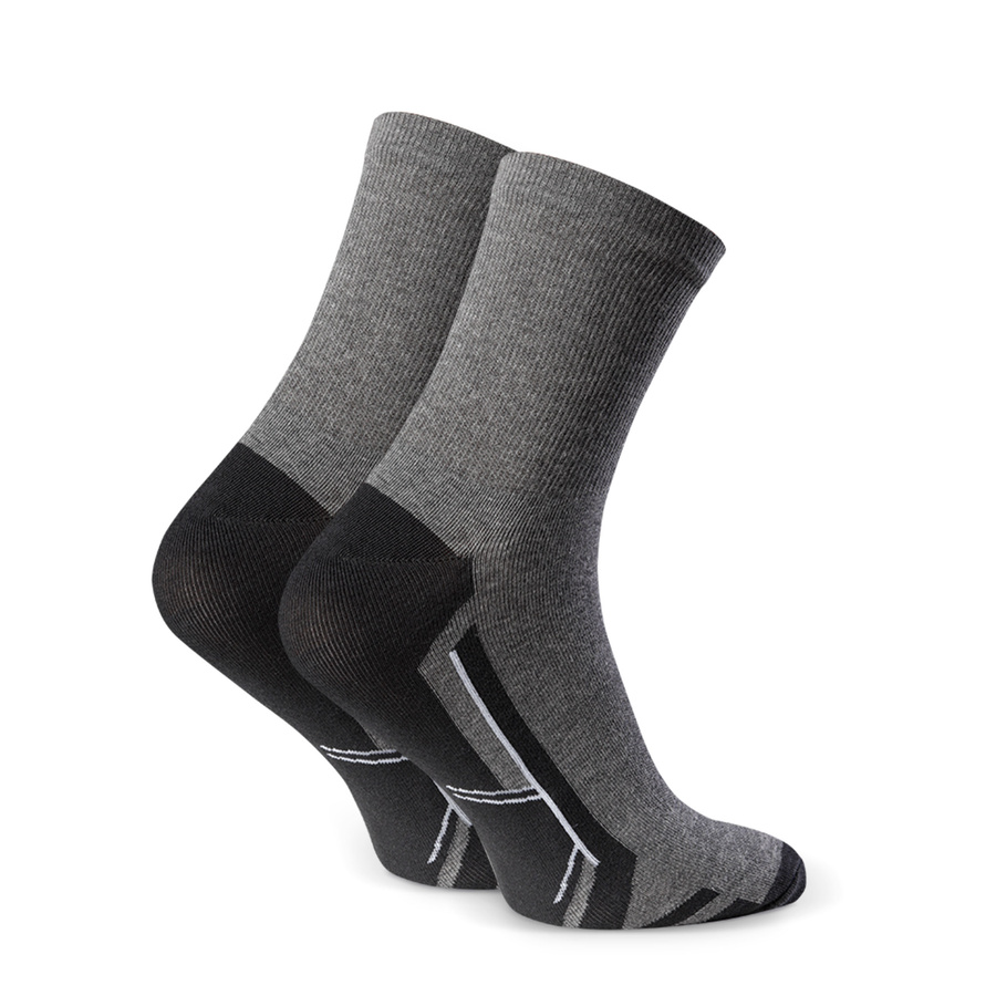 Niebieskie Męskie Skarpety Bawełniane Sportowe