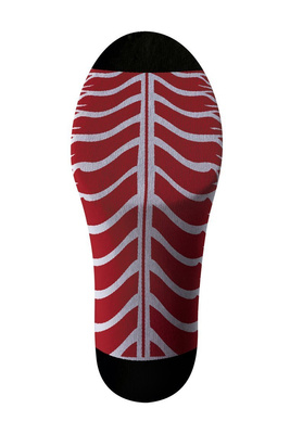 Białe kompresyjne skarpety męskie 3/4 Sesto Senso – dla aktywnych sportowców