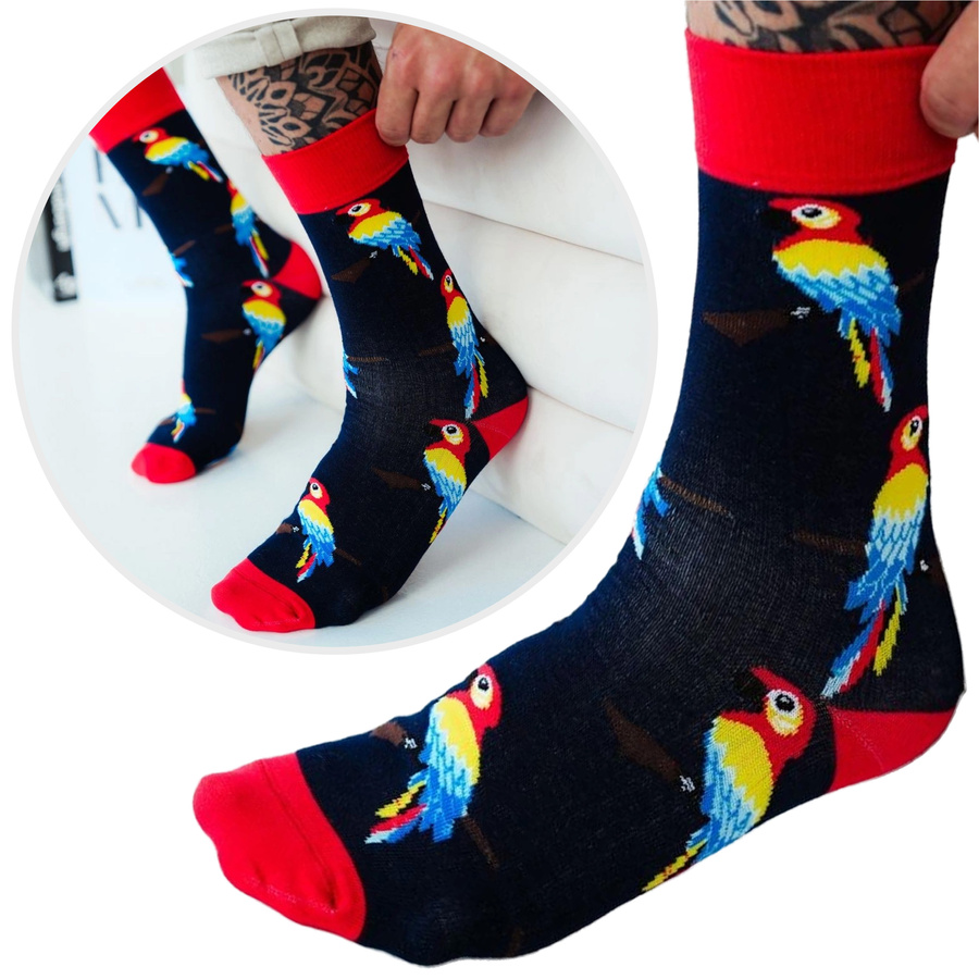 Zielone bawełniane skarpety męskie 75% bawełny model 0125 Milena – wygoda na co dzień