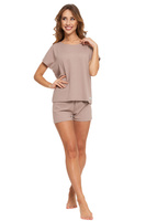 Wiskozowa piżama damska prążek SUPER CENA