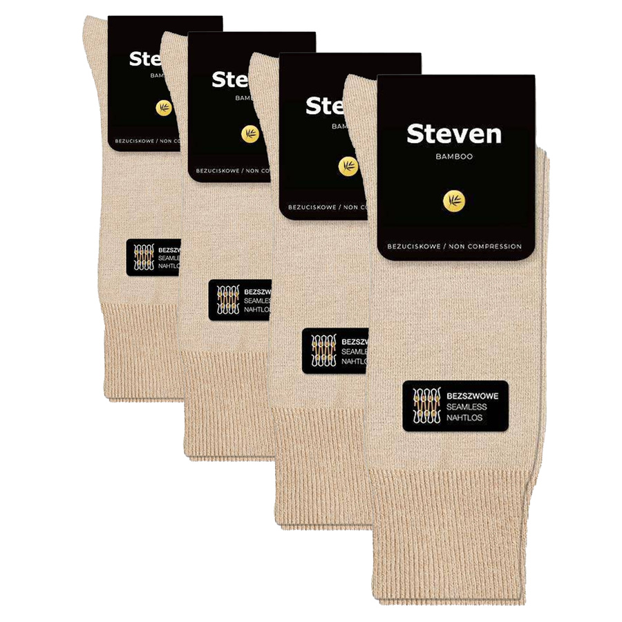 Bezszwowe skarpety bezuciskowe bambusowe