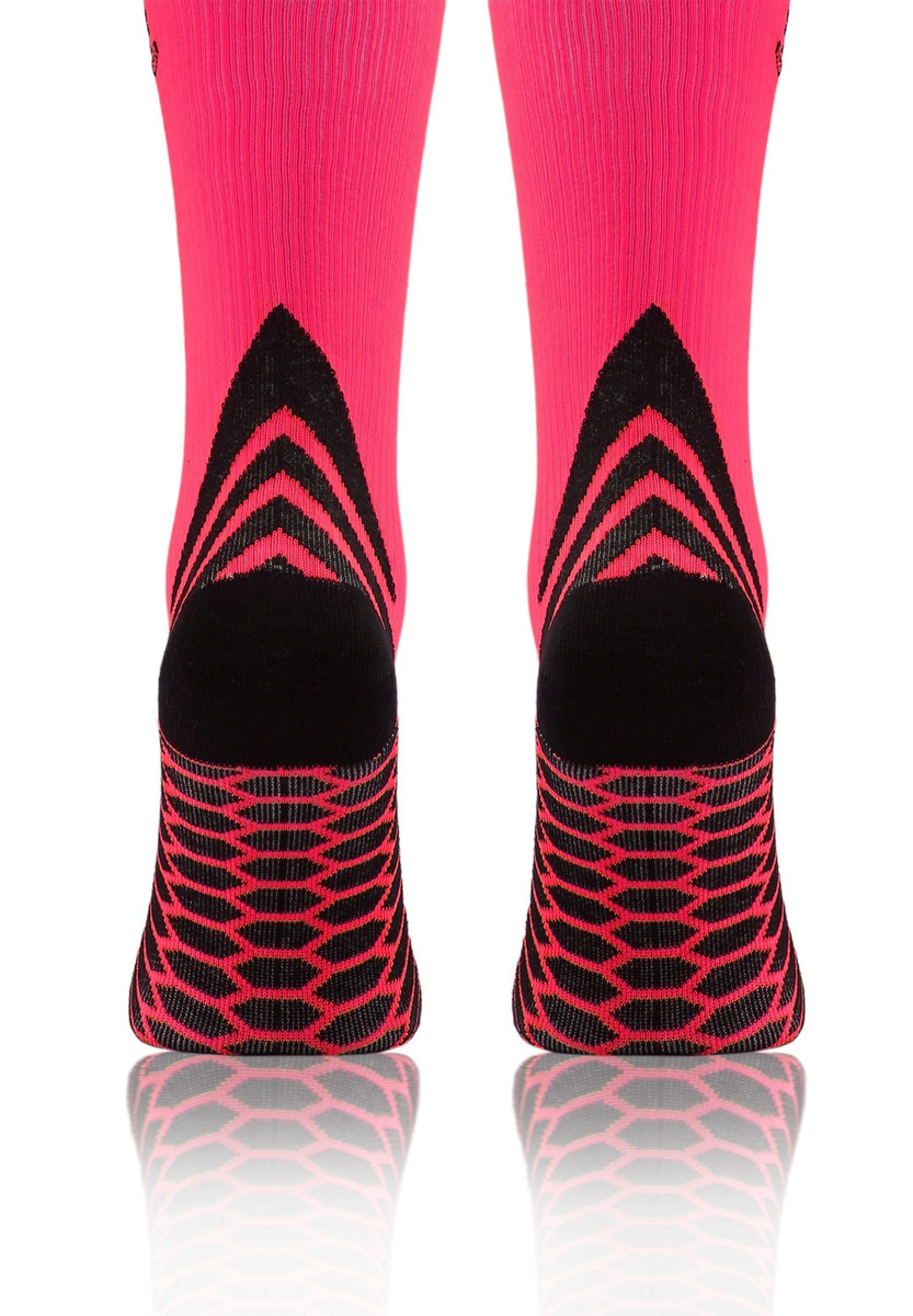 2x Sportowe KOMPRESYJNE długie skarpety do biegania