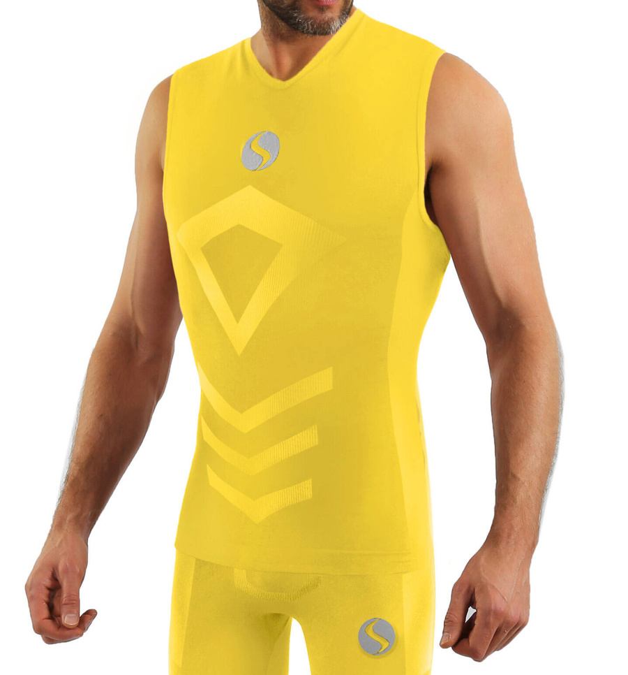 Koszulka Męska Bez Rękawów Termoaktywna CL38