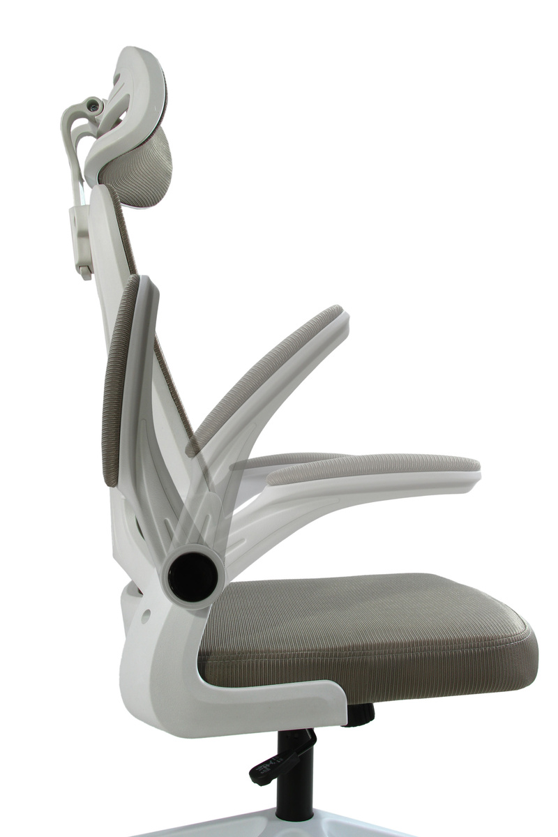 Fotel biurowy V1 jasny szary