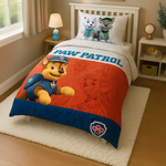 POŚCIEL SATYNOWA 140*200 RED PATROL