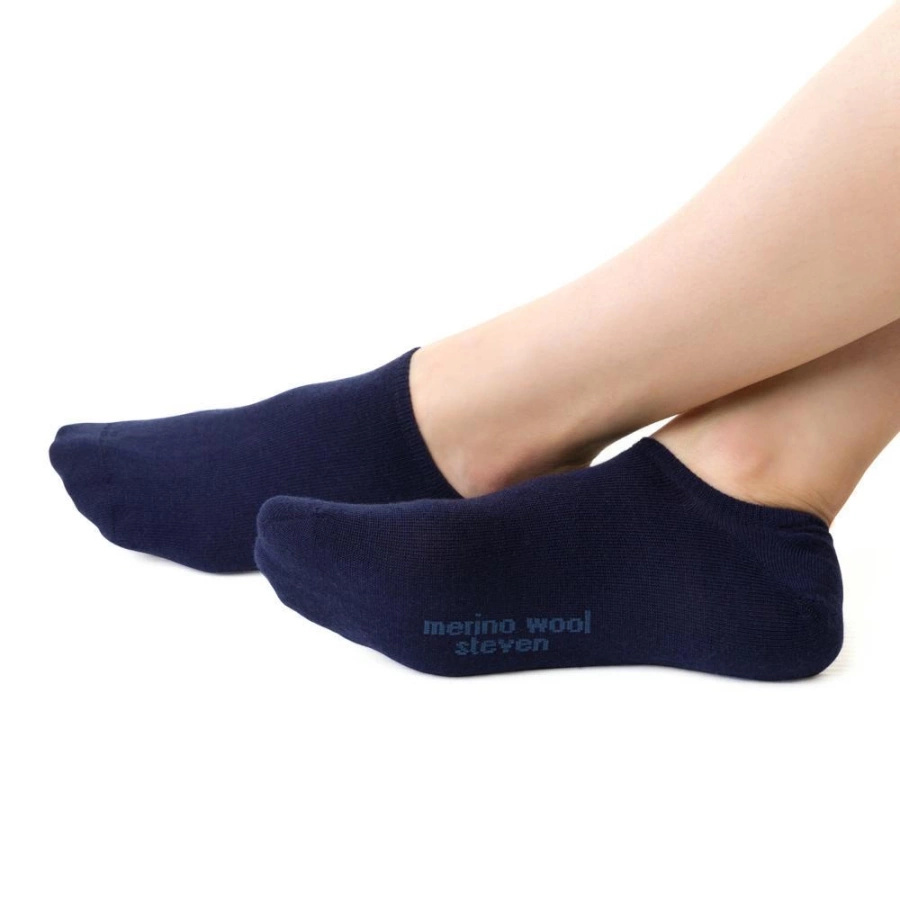 Skarpetki stopki damskie z wełny merino 3-pack