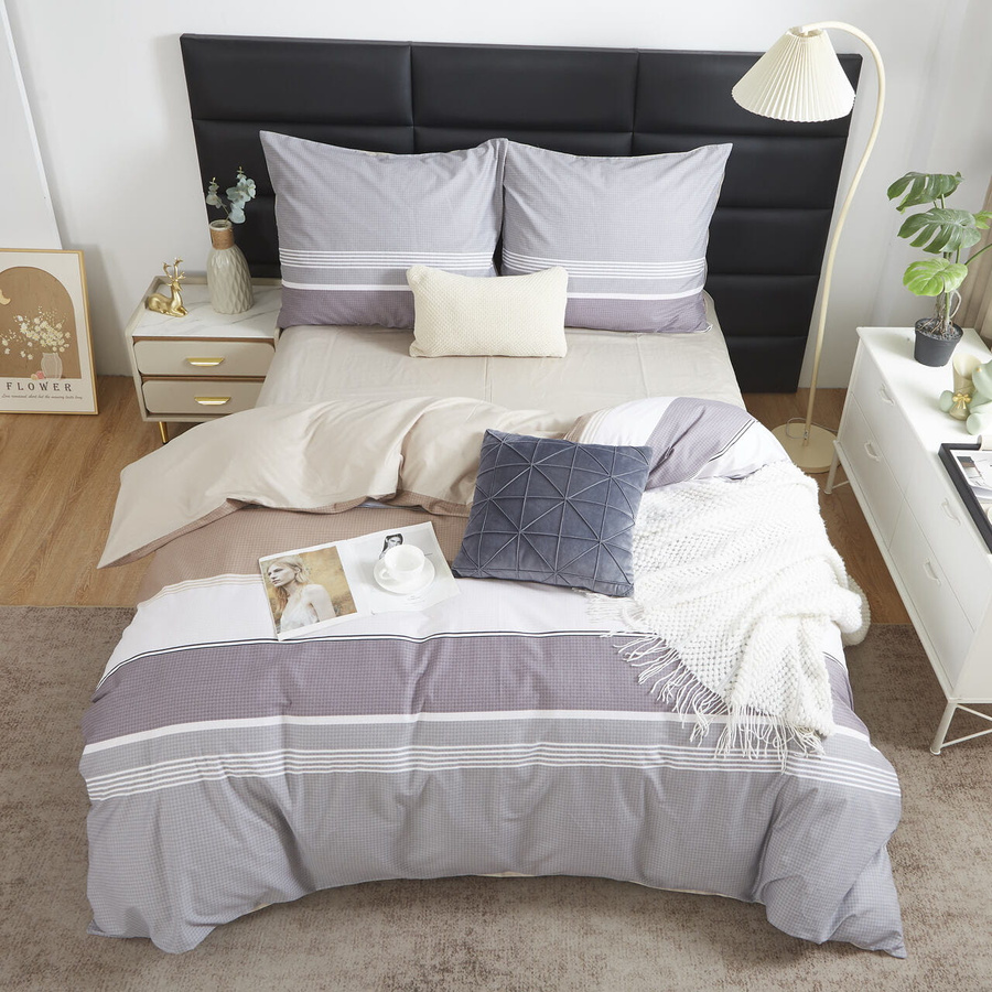 Biała Dwustronna pościel Satynowa model S003 Spod Igły i Nitki – wygodny sen