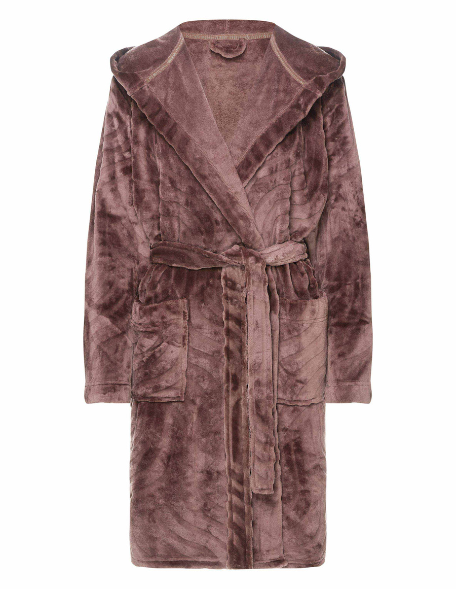 Szlafrok damski Devyn 43602 mahogany