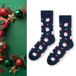 Świąteczne Skarpety Męskie Bezszwowe 41-46