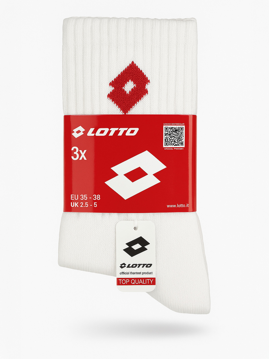 Skarpetki Sportowe do Tenisa Z Frotte 3 Pack Lotto