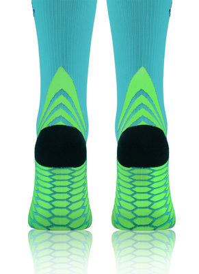 2x Sportowe KOMPRESYJNE długie skarpety do biegania