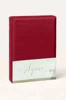 Prześcieradło Satyna Bordo Z Gumką