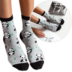 Skarpety Damskie Bawełniane Pandy