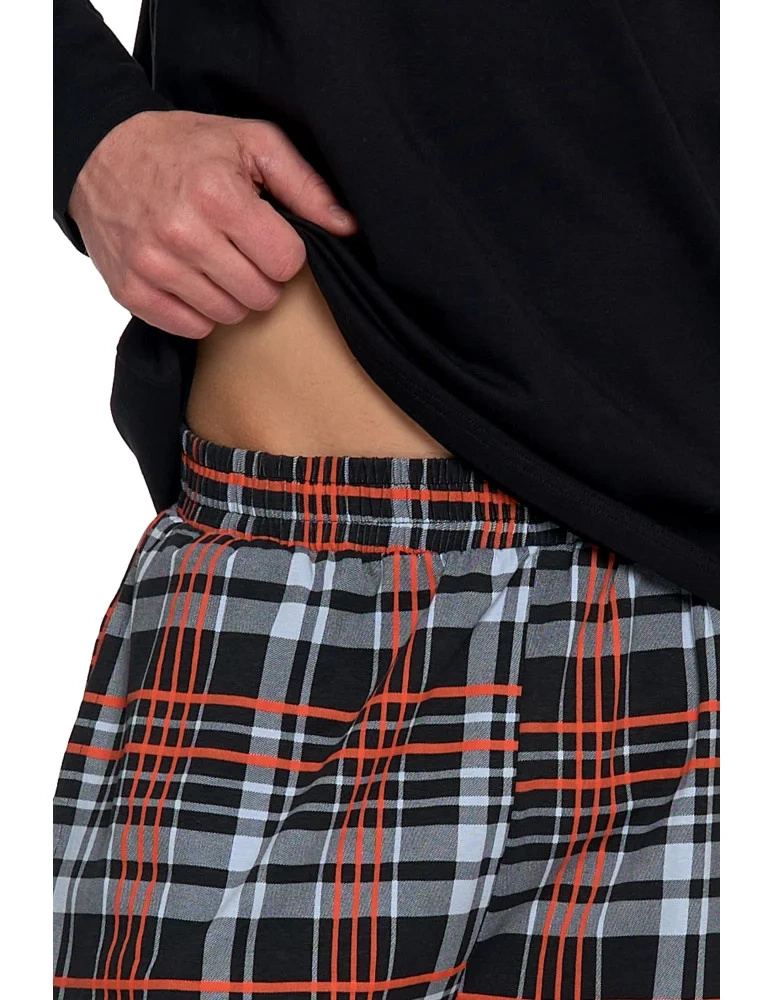 Piżama męska z długim rękawem