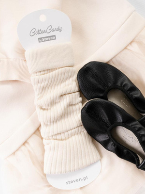 Żółte Bawełniane Getry Dziecięce Comfort