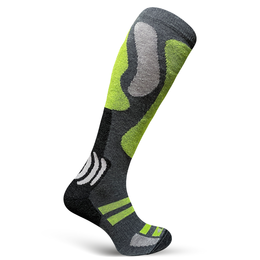 Kolorowe termoaktywne skarpety narciarskie wełniane Sesto Senso – zawsze suche stopy