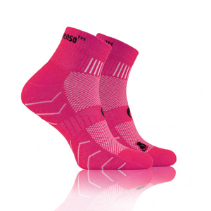 Szare oddychające skarpety męskie 88% bawełna AMZ Multicolor Sesto Senso – komfort dla biegaczy