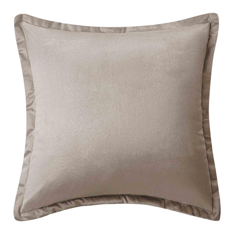 Ciemny beż z połyskiem poszewka 40x40 cm SOFT Spod Igły i Nitki – elegancja wnętrza.