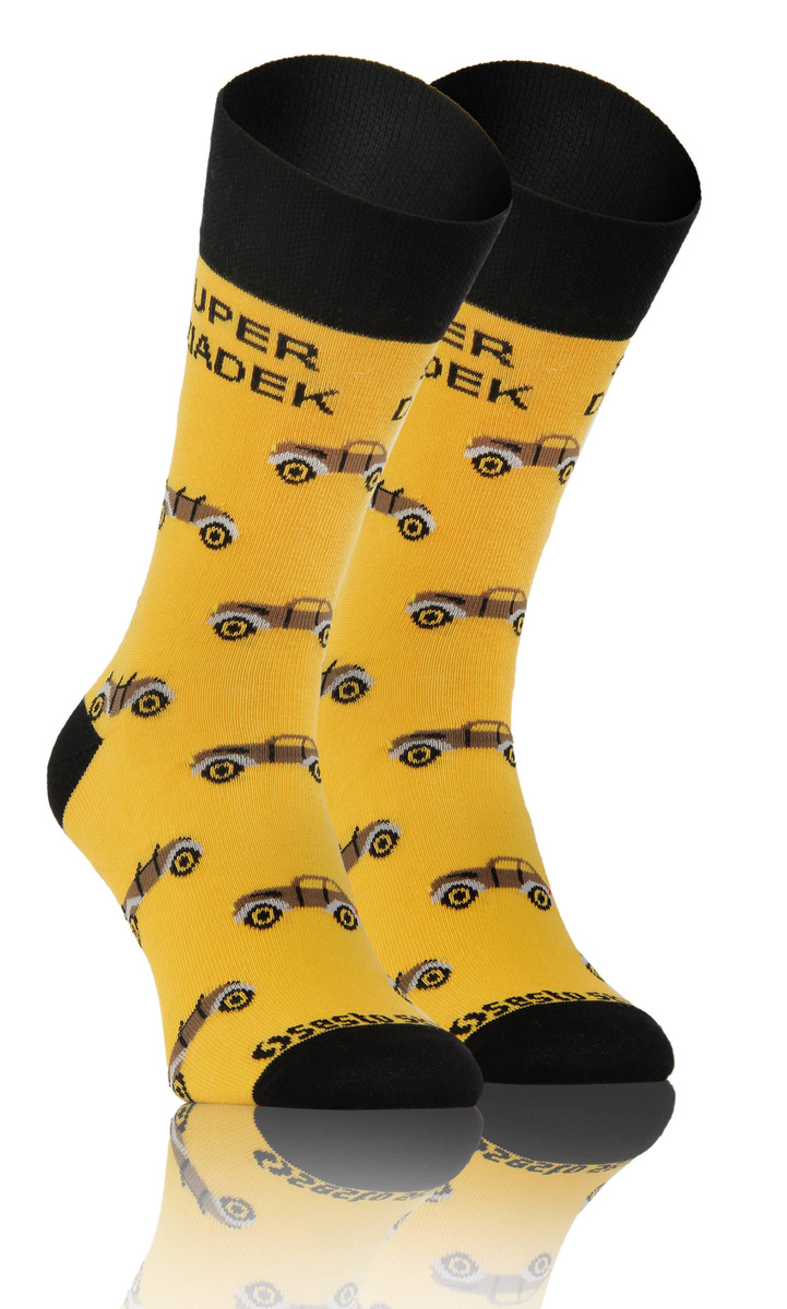 Kolorowe SKARPETY FINEST Sesto Senso Dla Babci i Dziadka