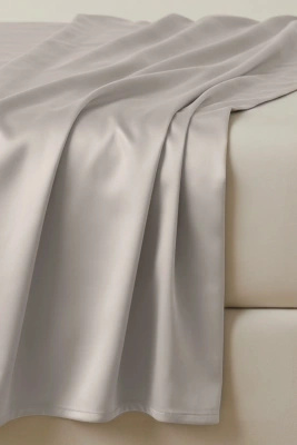 Prześcieradło Satyna Taupe Bez Gumki